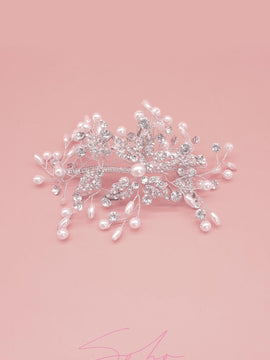 Pearl Vines hair crown