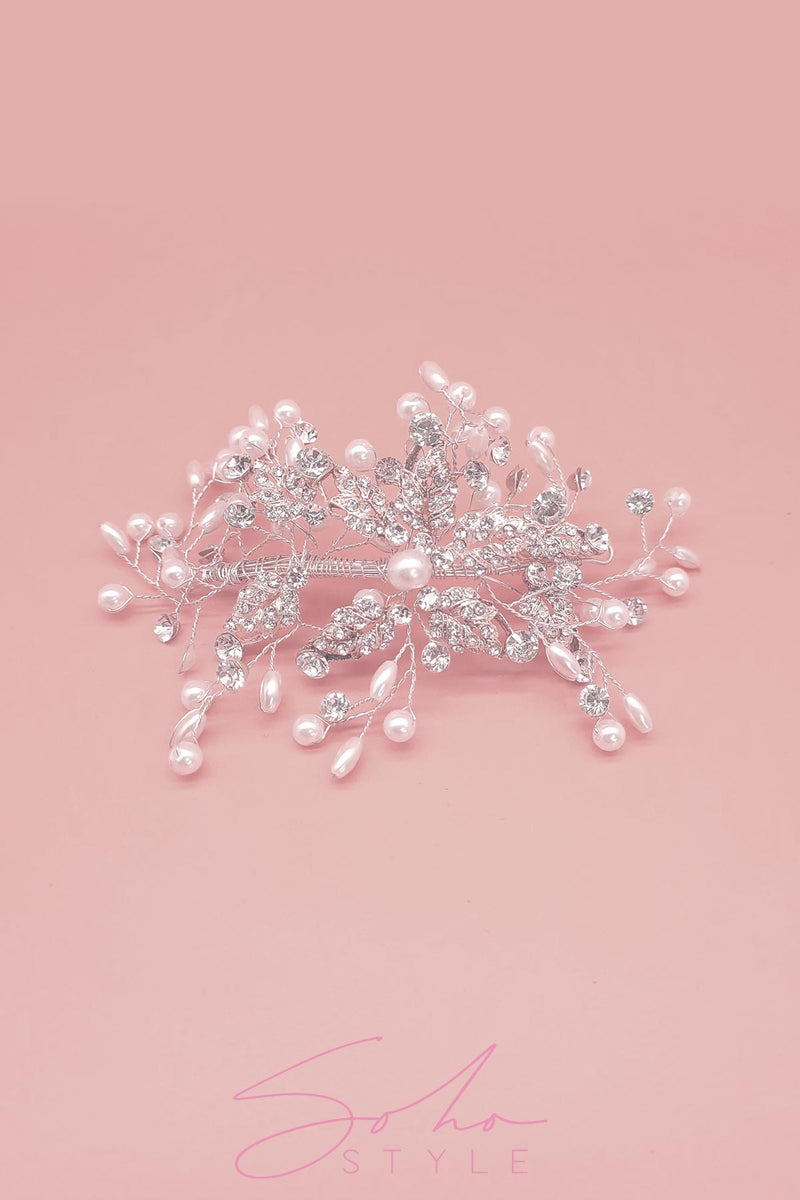 Pearl Vines hair crown Wedding Sale
