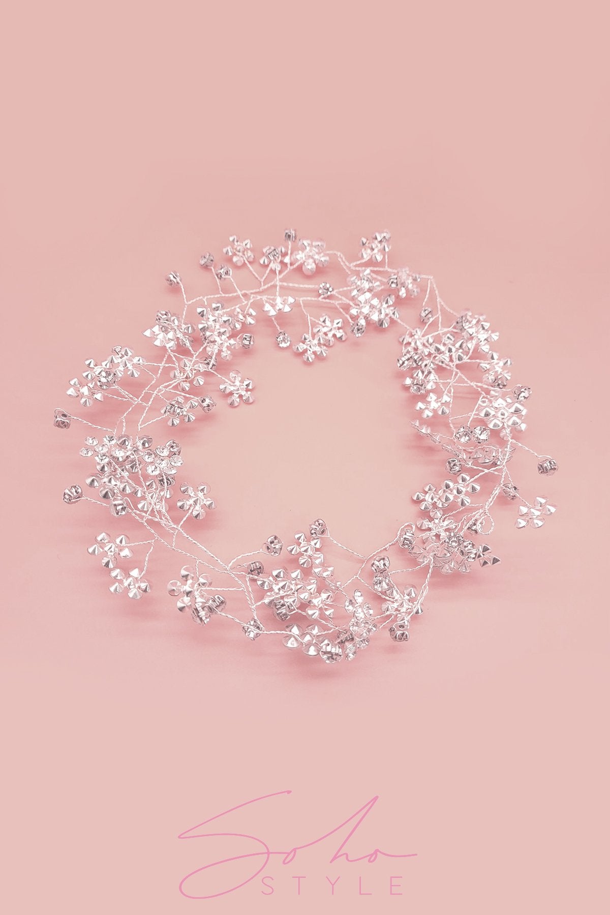 Forrest of Crystals Hair Crown Wedding Sale