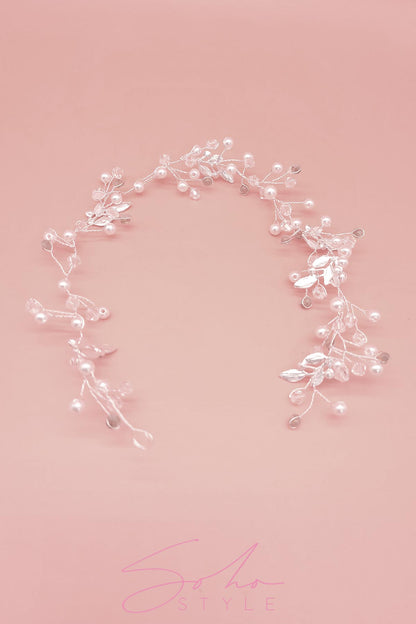Frozen in Time hair crown Wedding Sale
