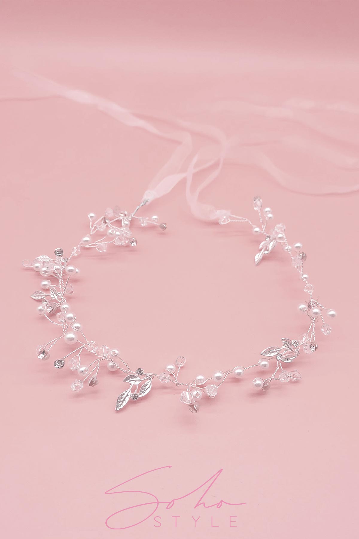 Frozen in Time hair crown Wedding Sale