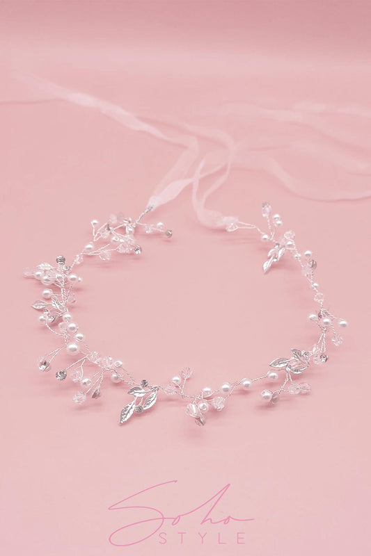 Frozen in Time hair crown Wedding Sale