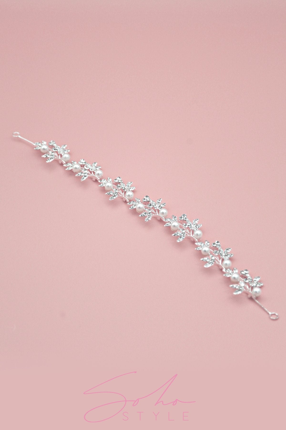 Silver Sassafras and Pearls Crown Wedding Sale