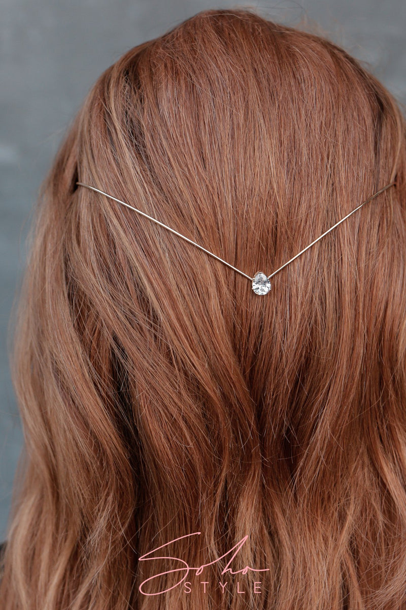 Crystal Goddess Head Charm Headband Sale