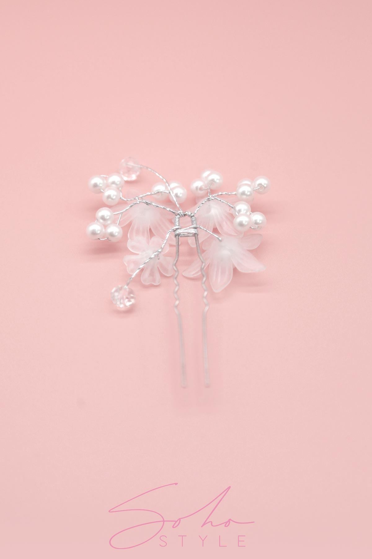 Translucent Pearl Flower Stick Wedding Sale