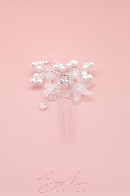 Translucent Pearl Flower Stick Wedding Sale