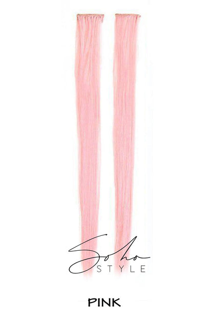 Highlight Color Clip Extensions Set Hair Extension Soho Style
