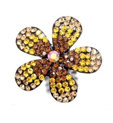 Ombre Crystal Flower Hair Stick Stick Soho Style