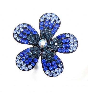 Ombre Crystal Flower Hair Stick Stick Soho Style