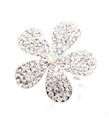 Ombre Crystal Flower Hair Stick Stick Soho Style