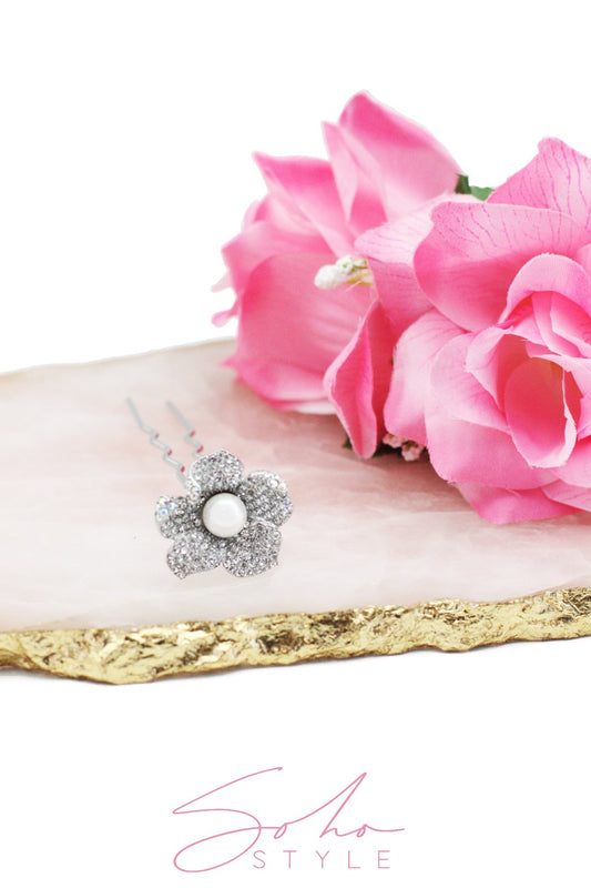 Crystal Flower Hair Stick Stick 2020