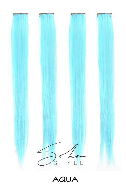 Highlight Color Clip Extensions Set Hair Extension Soho Style