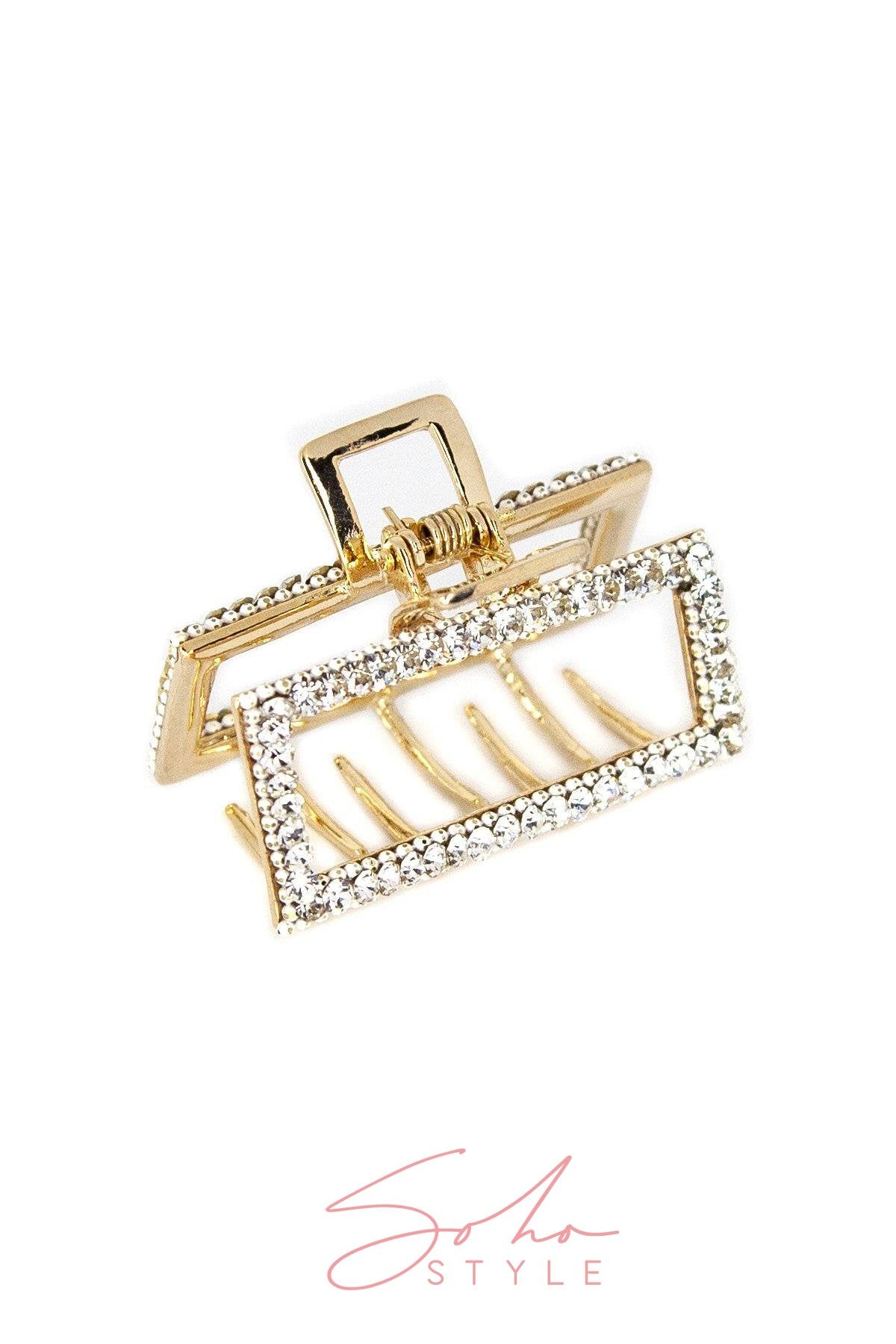 All Sparkle Rectangular Hair Jaw Hair Jaws Soho Style