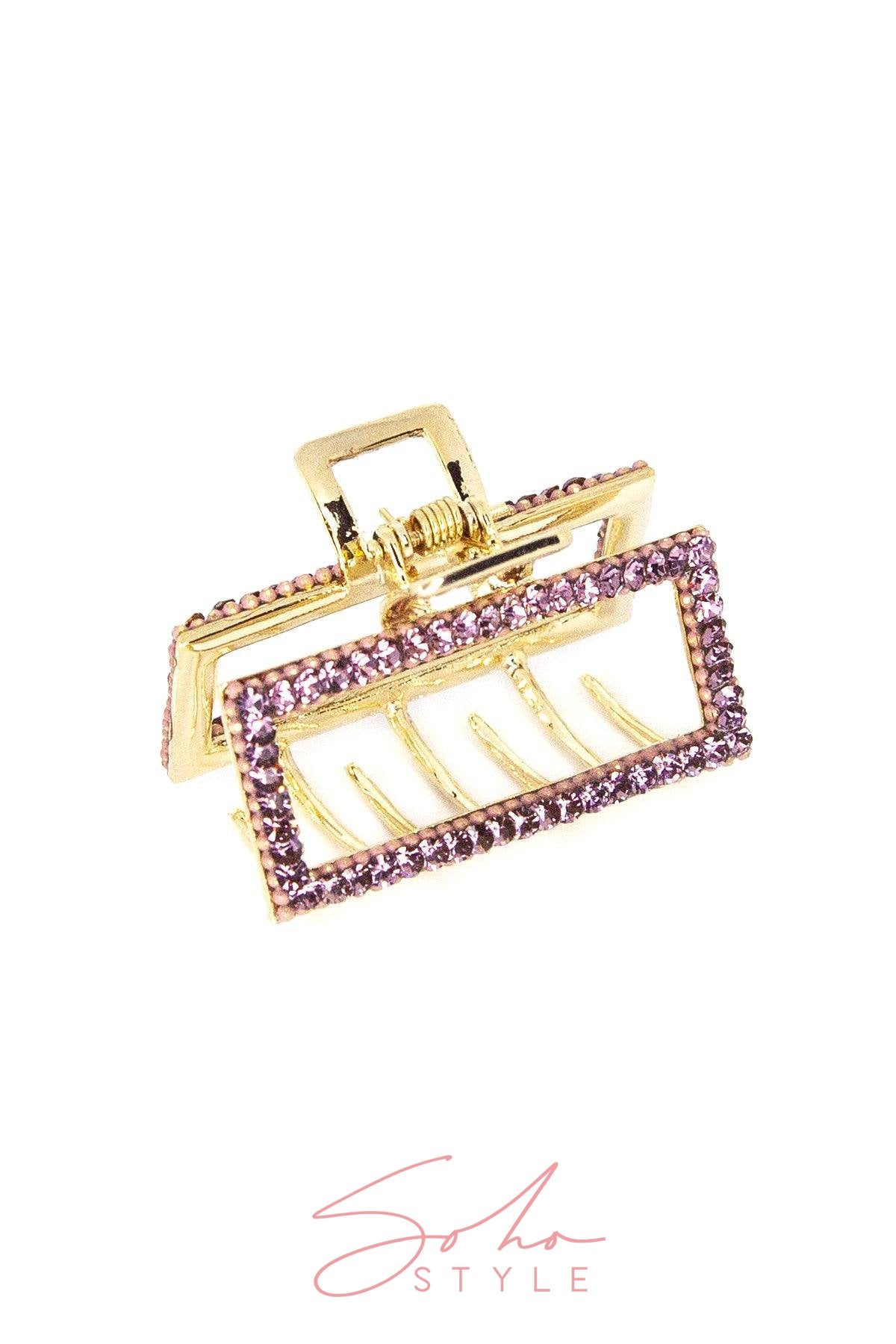 All Sparkle Rectangular Hair Jaw Hair Jaws Soho Style