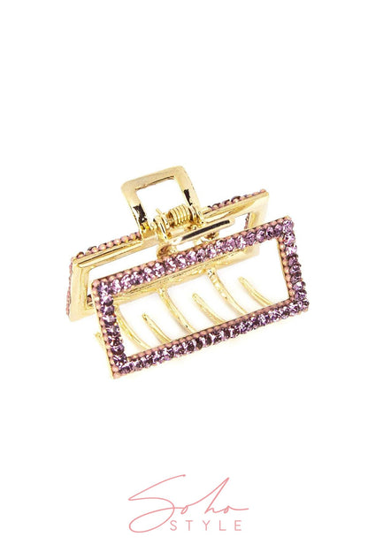 All Sparkle Rectangular Hair Jaw Hair Jaws Soho Style