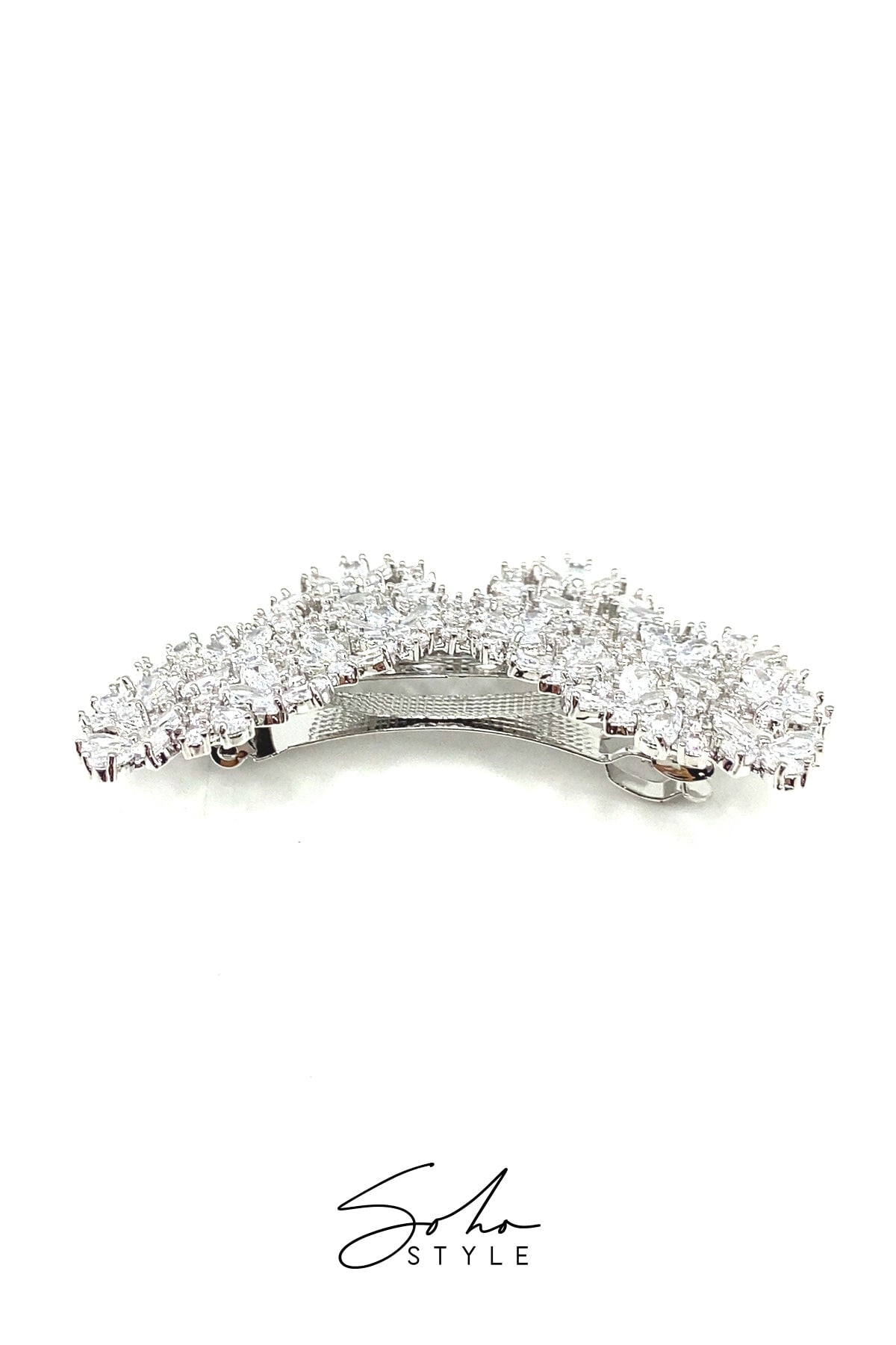 Butterfly Rhinestone Hair Barrette Barrette Soho Style