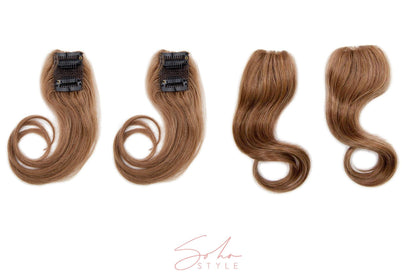 Special Value Set - JEANNE 22" U-Part Wig Human Hair + Ali set Hair Extension Sale