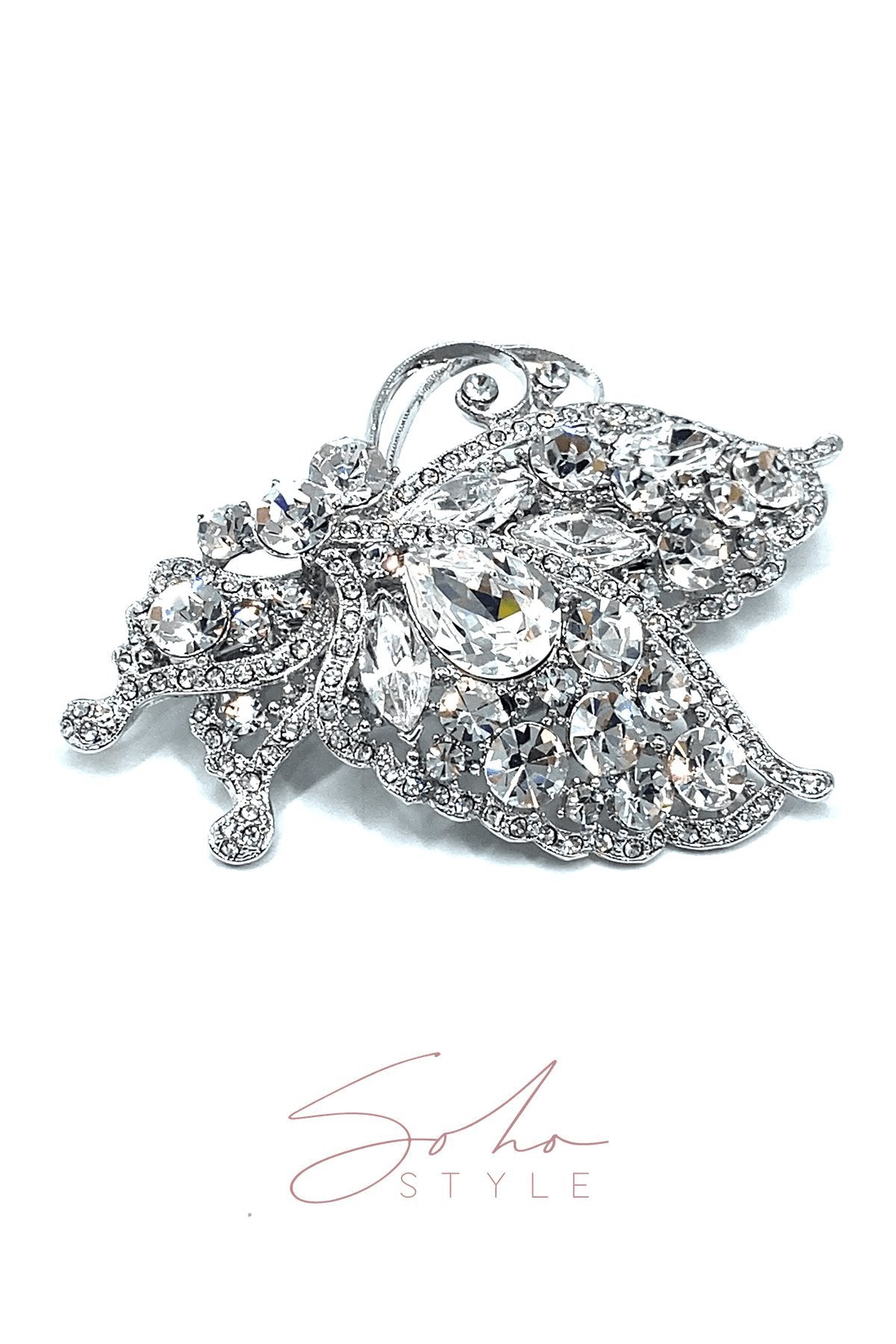 The Romance Butterfly Ruby Barrette Barrette Soho Style