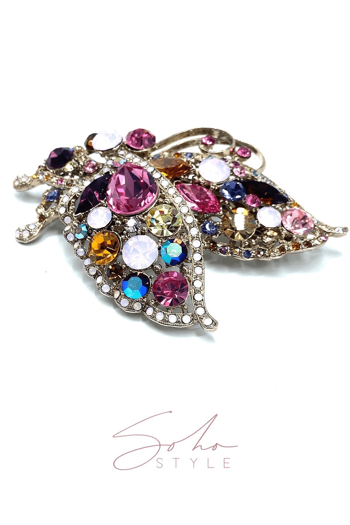 The Romance Butterfly Ruby Barrette Barrette Soho Style