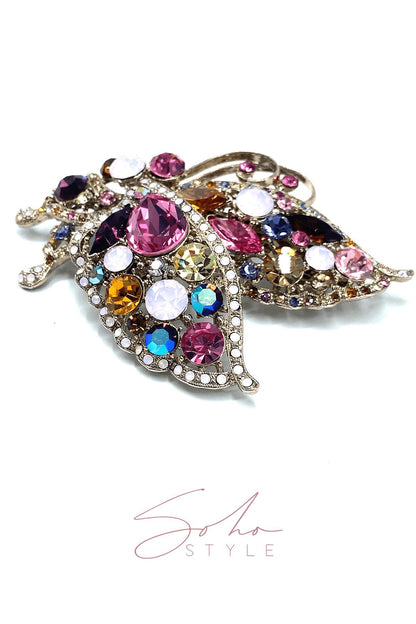 The Romance Butterfly Ruby Barrette Barrette Soho Style