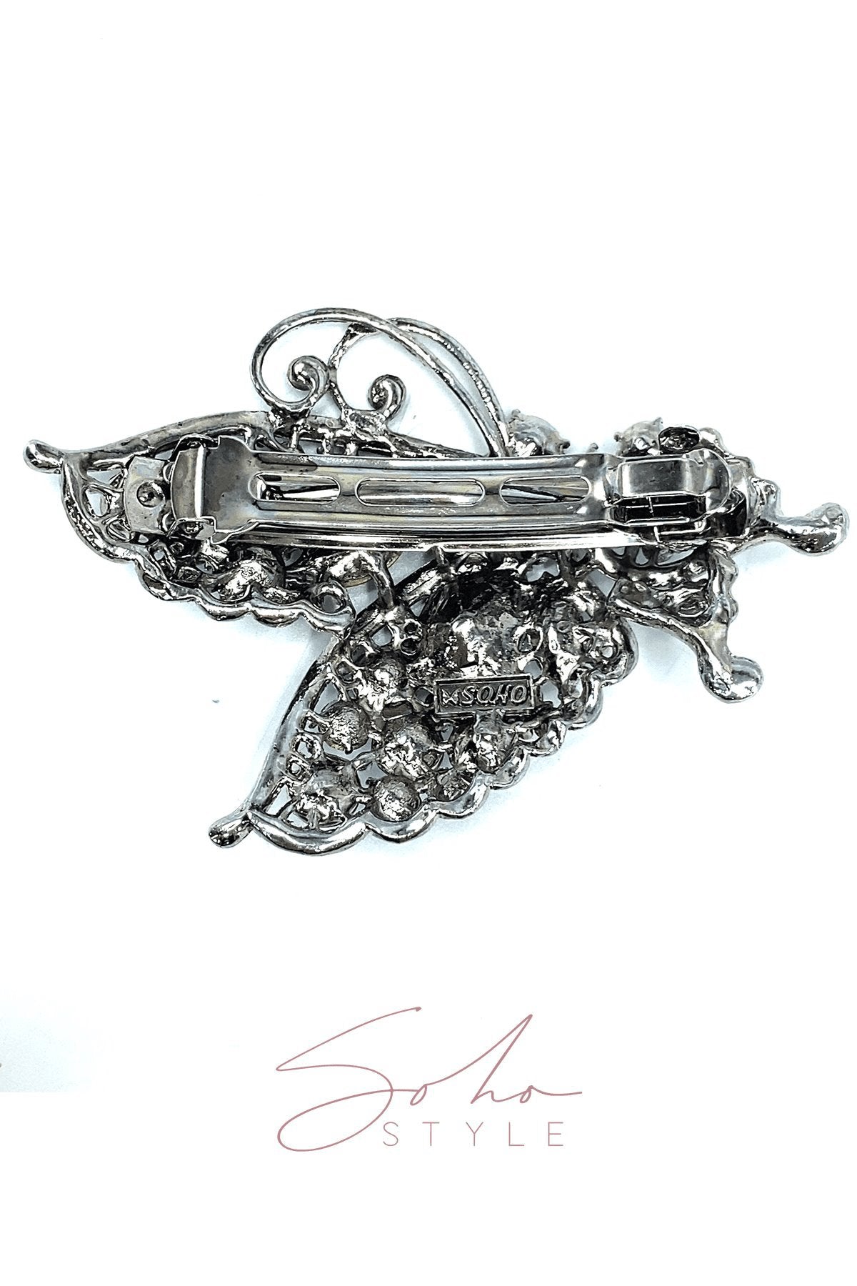 The Romance Butterfly Ruby Barrette Barrette Soho Style