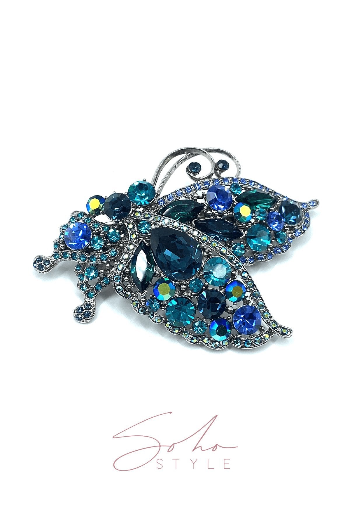 The Romance Butterfly Ruby Barrette Barrette Soho Style