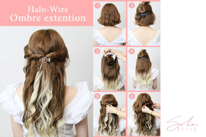 Ombre Human Hair Extensions Hair Extension Soho Style