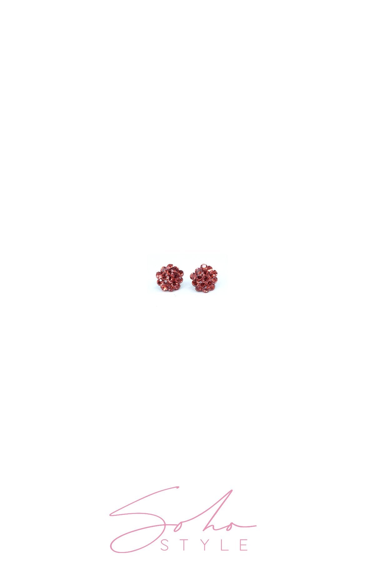 Small circle cluster earring Earring Soho Style