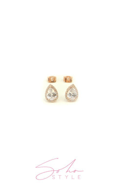 emerald cut diamond cluster Earring Soho Style