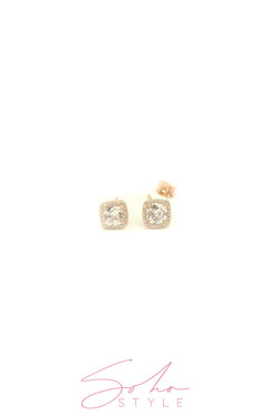 square diamond earring Earring Soho Style