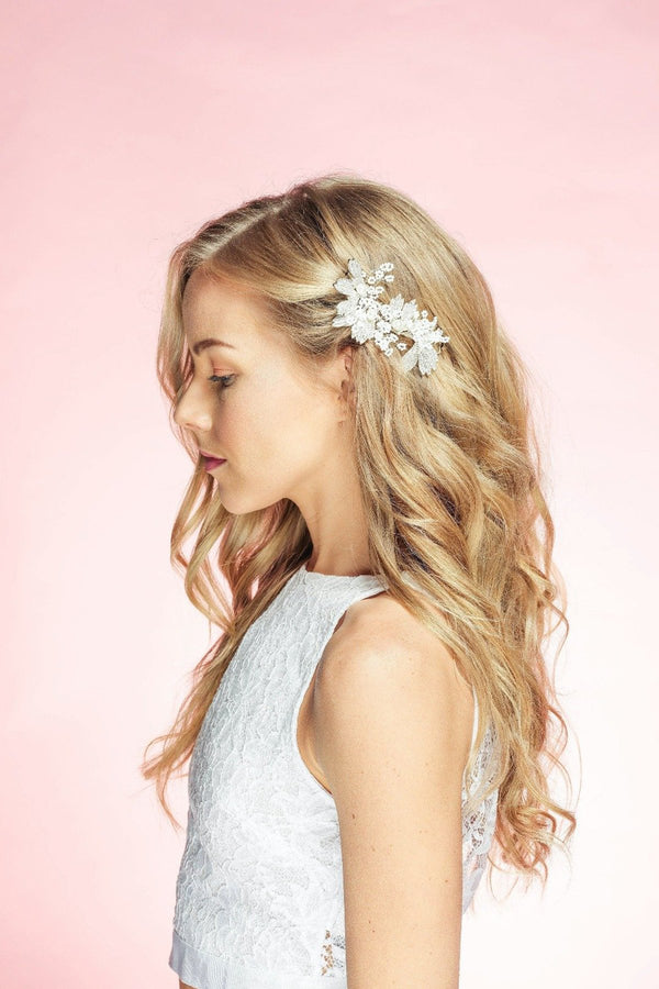 Floredelis Crystal Hair Crown Wedding Sale