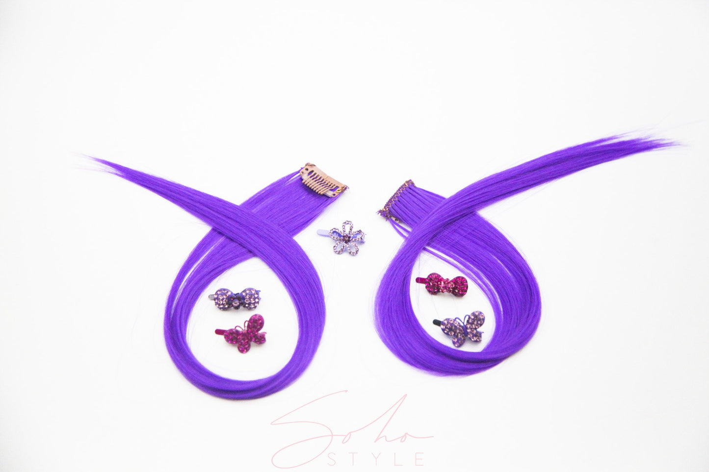 Hair Highlight and 5PCS Mini Magnet Barrette Set Sets sale