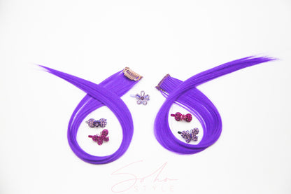 Hair Highlight and 5PCS Mini Magnet Barrette Set Sets sale