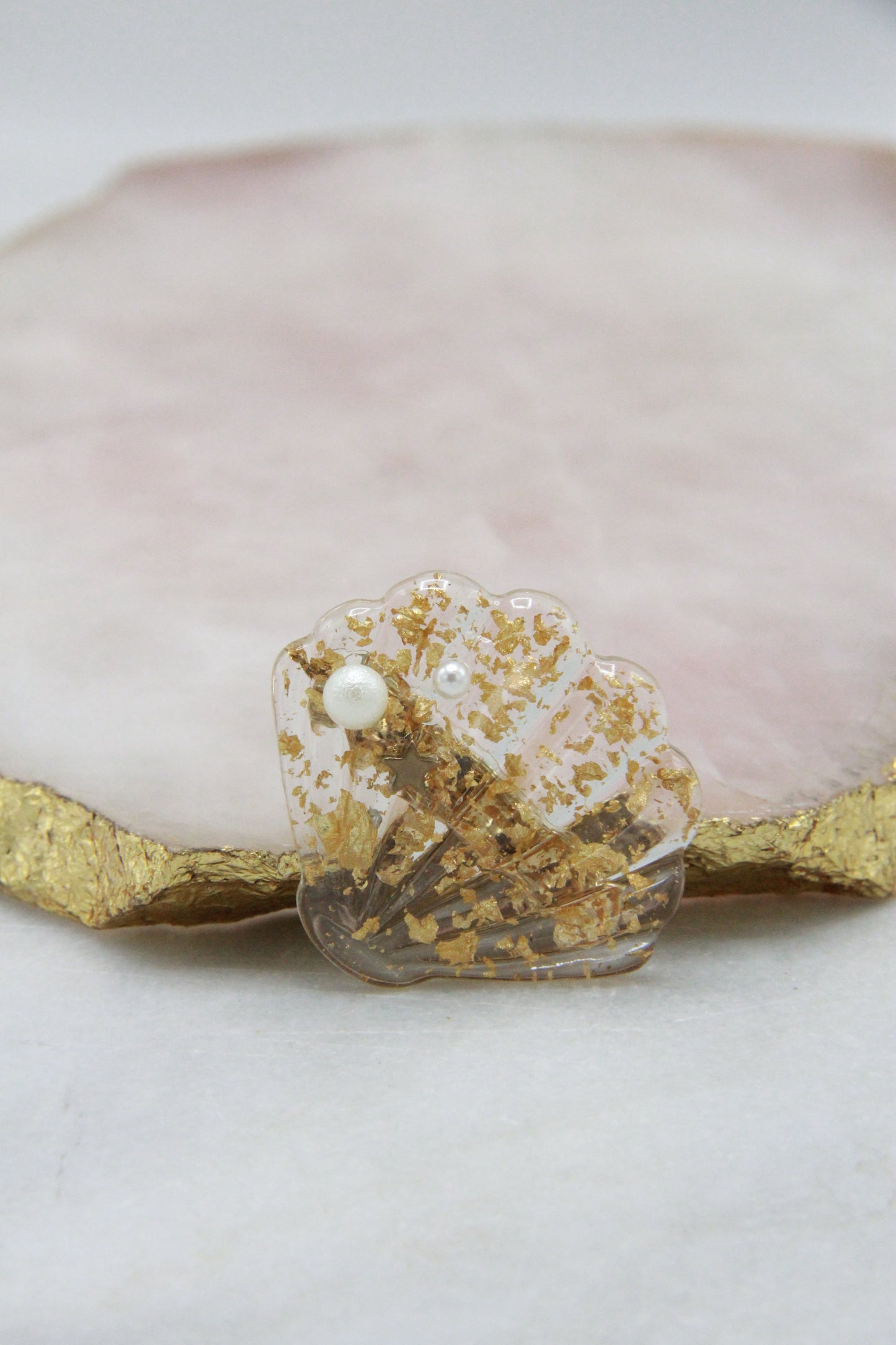 Glimmering Pearl Seashell Hair Clip Hair Clip 2019