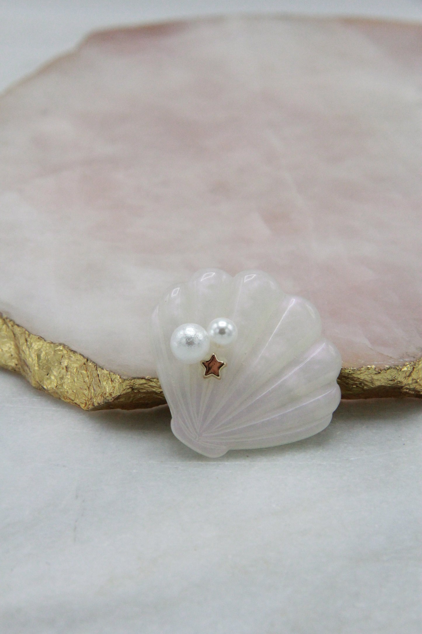 Glimmering Pearl Seashell Hair Clip Hair Clip 2019