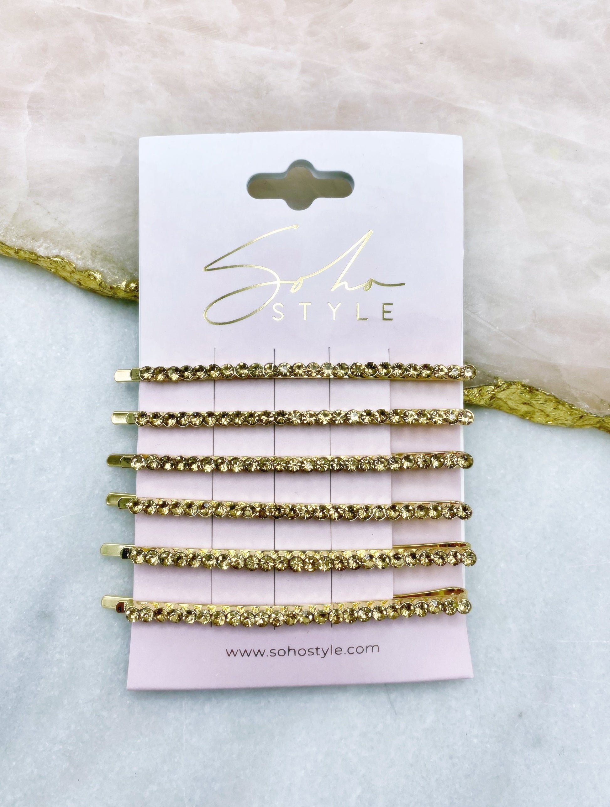 Ombre Crystal Bobby Pin 6 PCS Set Bobby Pins 2019