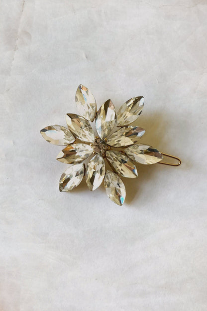 Marquise-Cut Rhinestone Barrette Barrette Soho Style