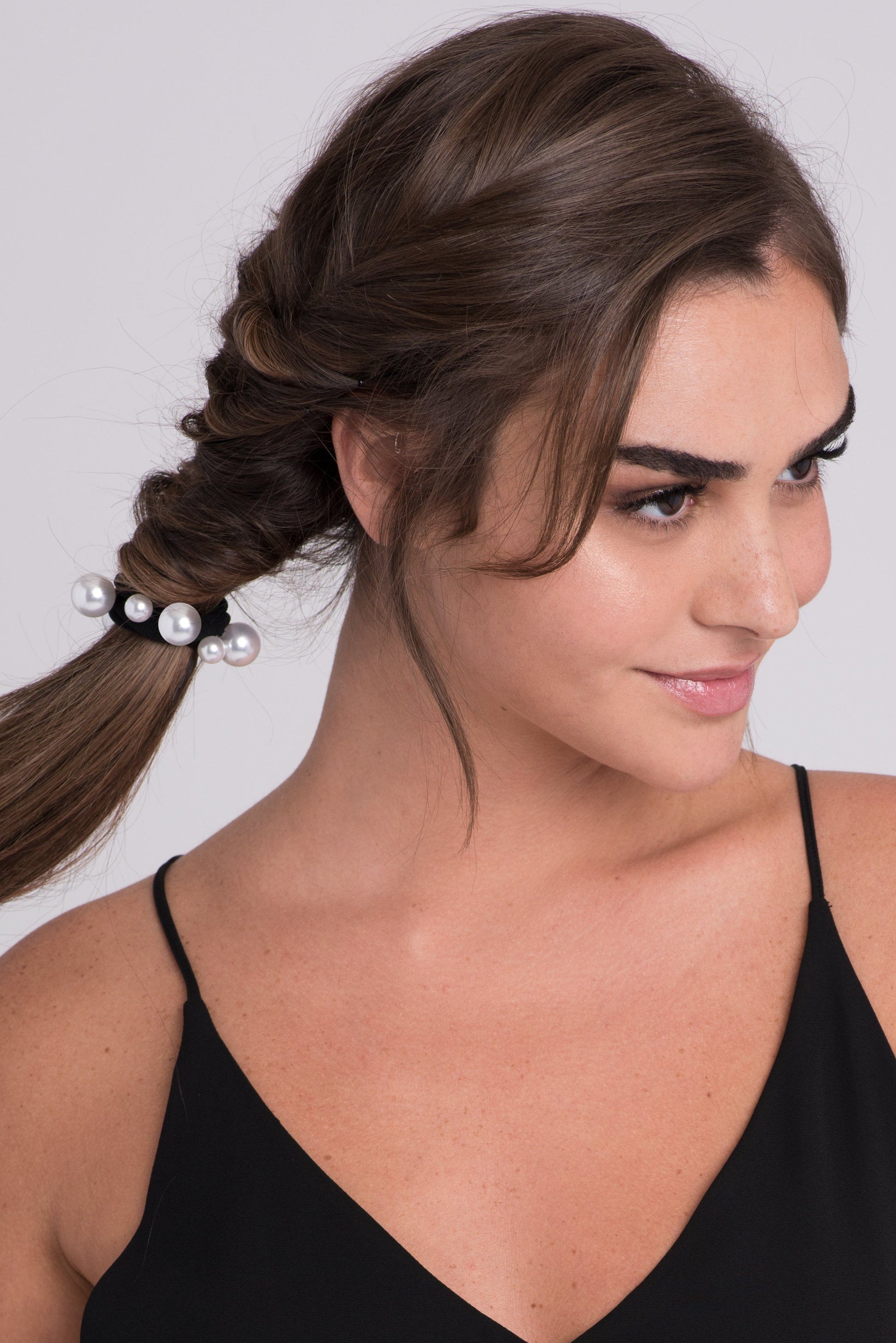 Pearl Ponytail Holder Ponytail Holder Soho Style