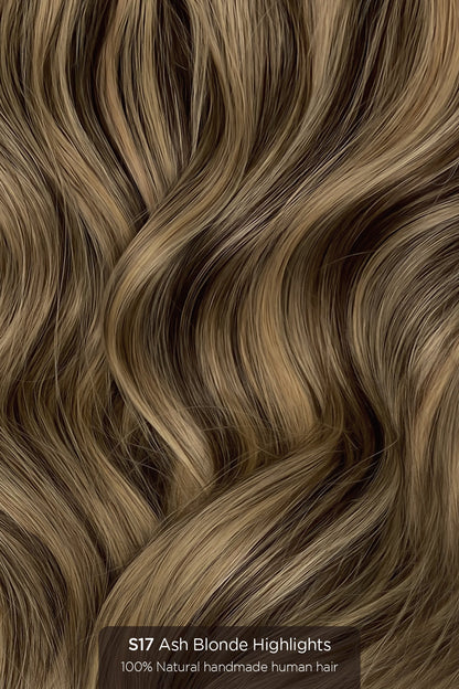 Aura - Invisible Wired (Halo) Remy Human Hair Extension Available in 14" or 20" Hair Extension Soho Style