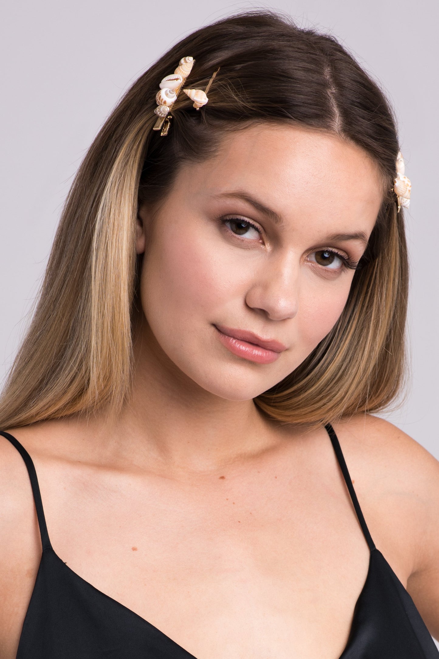 Seashell Bobby Pin Duo Bobby Pins Soho Style