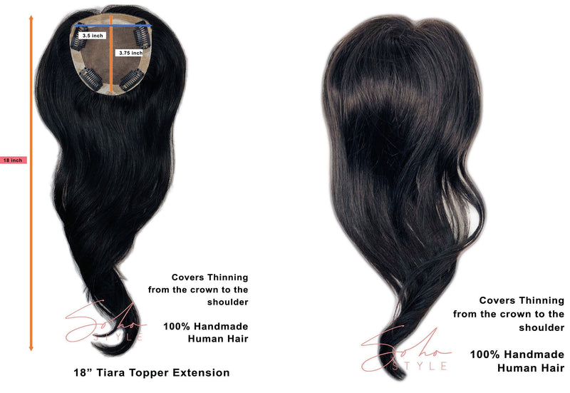 Aura 14" & 20", Ali 6pcs, Tiara -Luxury Long Volume Topper Remy Human Hair Extension Hair Extension Sale