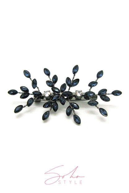 Crystal Rhinestone Floral Pin Brooch Brooch Soho Style