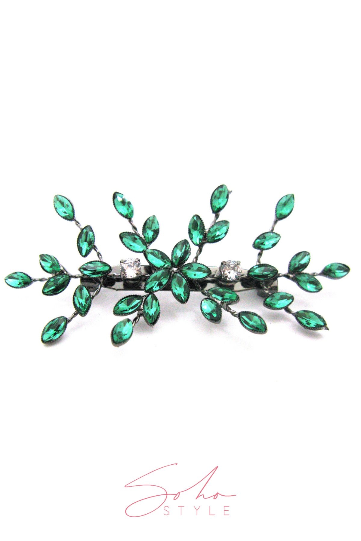 Crystal Rhinestone Floral Pin Brooch Brooch Soho Style