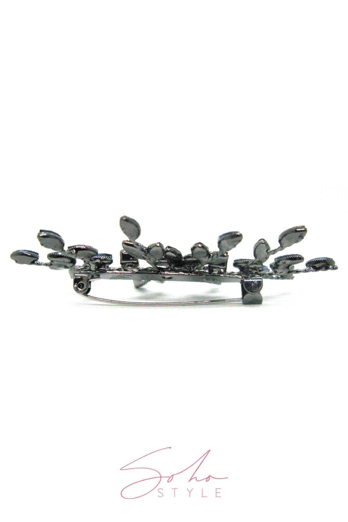 Crystal Rhinestone Floral Pin Brooch Brooch Soho Style