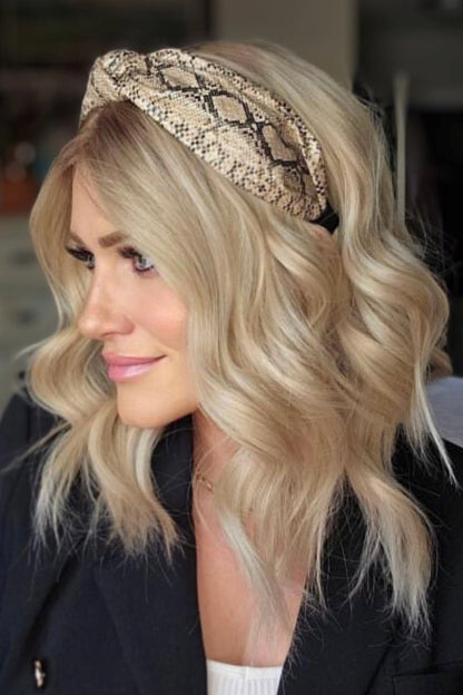Faux Snakeskin Headband Headband Sale