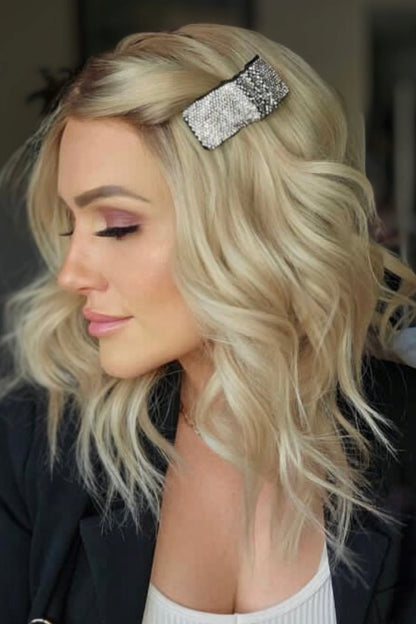 Unbreakable crystal cloth barrette Soho Style