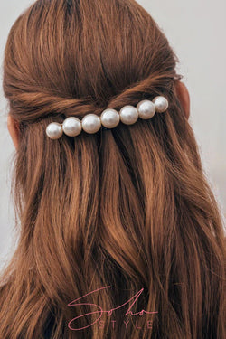 Big pearl mermaid hair barrettes Barrette Soho Style