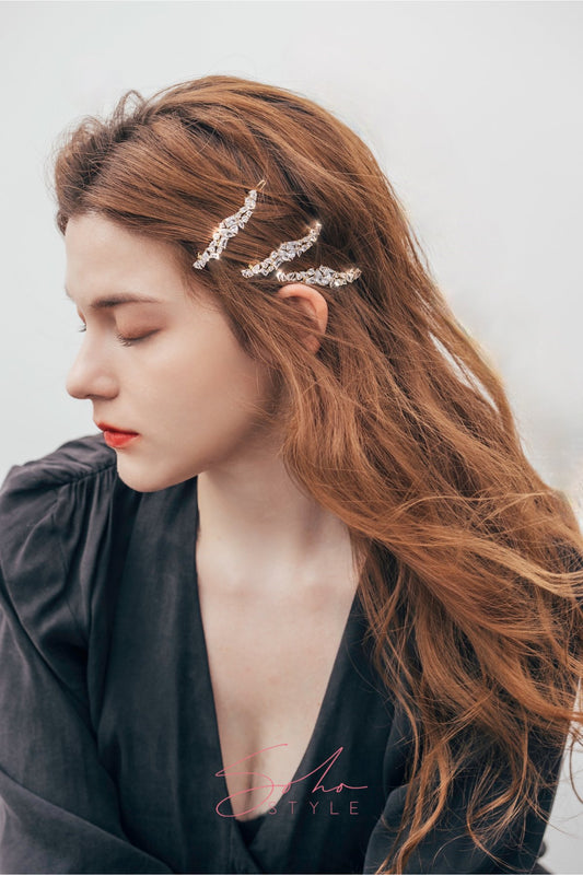 shooting star stone hair barrettes Barrette Soho Style