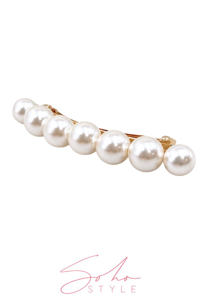 Big pearl mermaid hair barrettes Barrette Soho Style