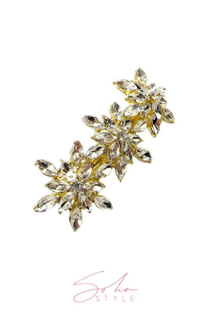 CRYSTALS STARBURST BARRETTE Barrette Soho Style
